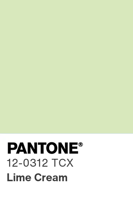 PANTONE 12-0312 TCX Lime Cream - Pantone色号库|Pantone潘通中国官网