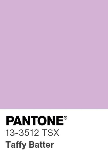 PANTONE 13-3512 TSX Taffy Batter - Pantone色号库|Pantone潘通中国官网