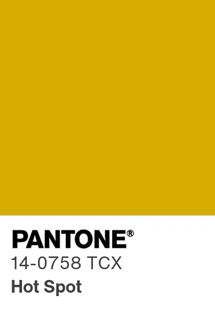 PANTONE 14-0758 TCX Hot Spot - Pantone色号库|Pantone潘通中国官网