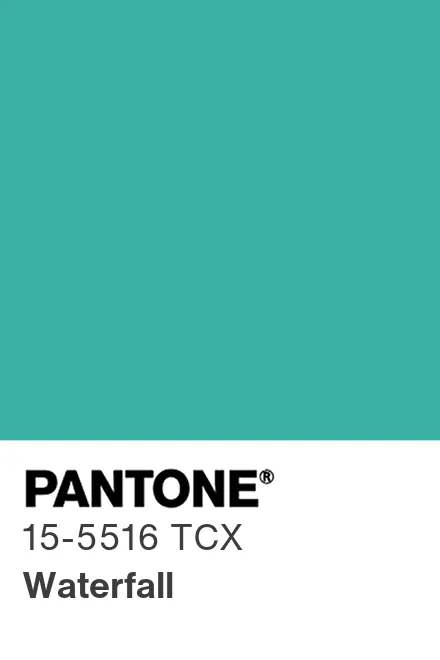PANTONE 15-5516 TCX Waterfall - Pantone色号库|Pantone潘通中国官网