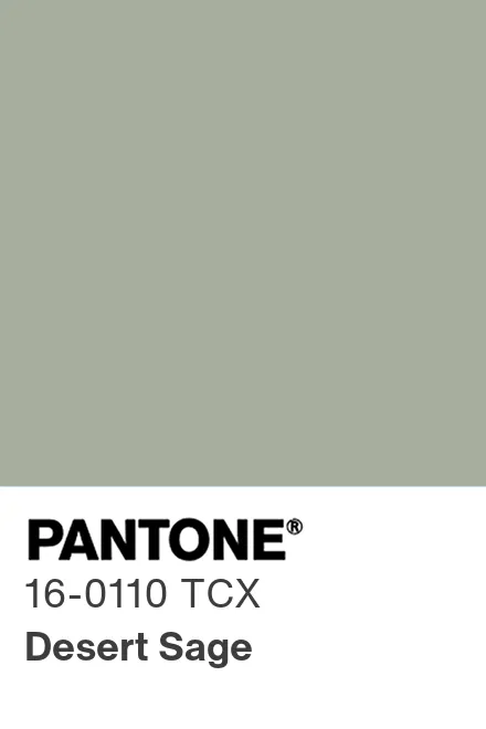 PANTONE 16-0110 TCX Desert Sage - Pantone色号库|Pantone潘通中国官网
