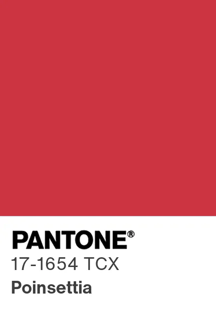 PANTONE 17-1654 TCX Poinsettia - Pantone色号库|Pantone潘通中国官网