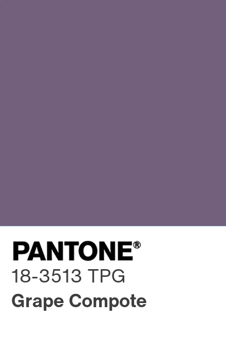 PANTONE 18-3513 TPG Grape Compote - Pantone色号库|Pantone潘通中国官网