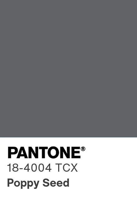 4004 tcx poppy seed - pantone色号库