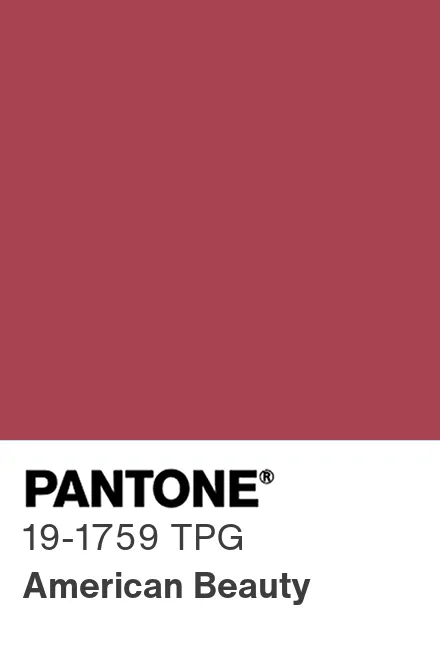 PANTONE 19-1759 TPG American Beauty - Pantone色号库|Pantone潘通中国官网