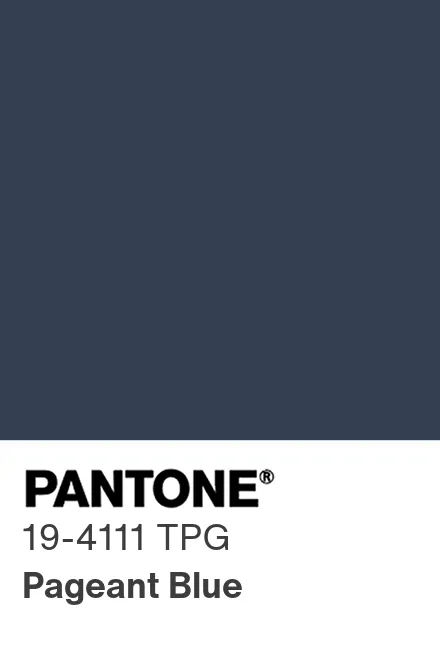 Pageant Blue Color Code PANTONE 19-4111 TPG Pageant Blue - Pantone色号库|Pantone潘通中国官网