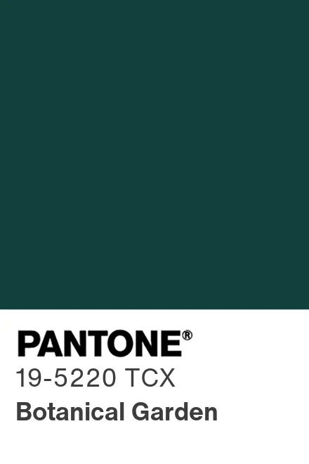 PANTONE 19-5220 TCX Botanical Garden - Pantone色号库|Pantone潘通中国官网