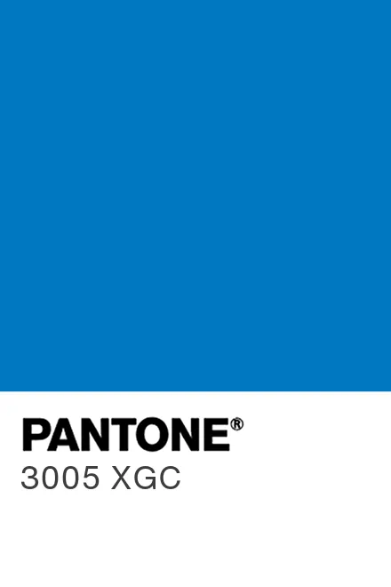 PANTONE 3005 XGC - Pantone色号库|Pantone潘通中国官网