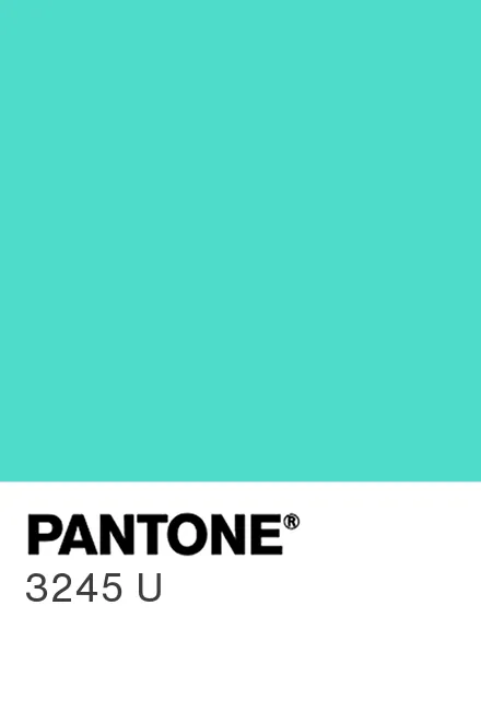 PANTONE 3245 U - Pantone色号库|Pantone潘通中国官网